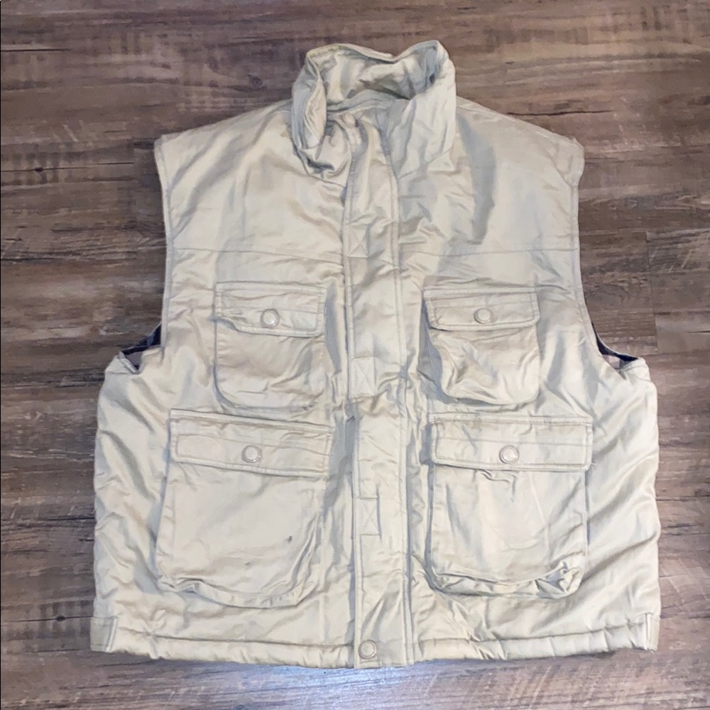 Totes Cargo Vest Warm, flannel lining Large unisex men’s women’s